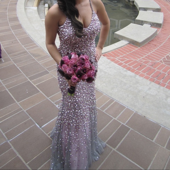 Jovani Sequin Gown - Picture 1 of 8
